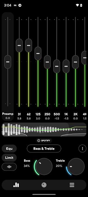 Poweramp Equalizer mod apk voor Android