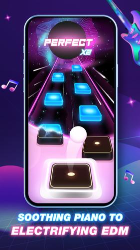 Tiles Hop Fire: EDM Piano Mix Ảnh chụp màn hình 0
