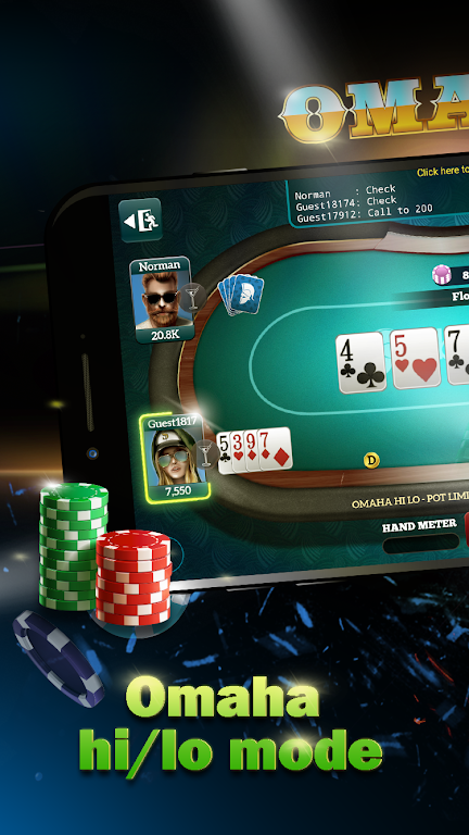 Live Poker Tables–Texas holdem and Omaha Ảnh chụp màn hình 2