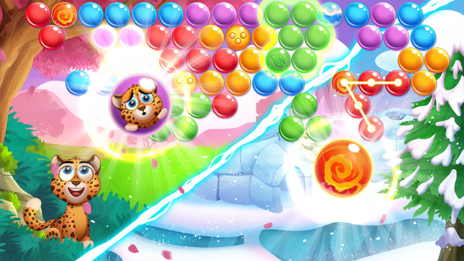 Bubble Pop: Wild Rescue Schermafbeelding 0