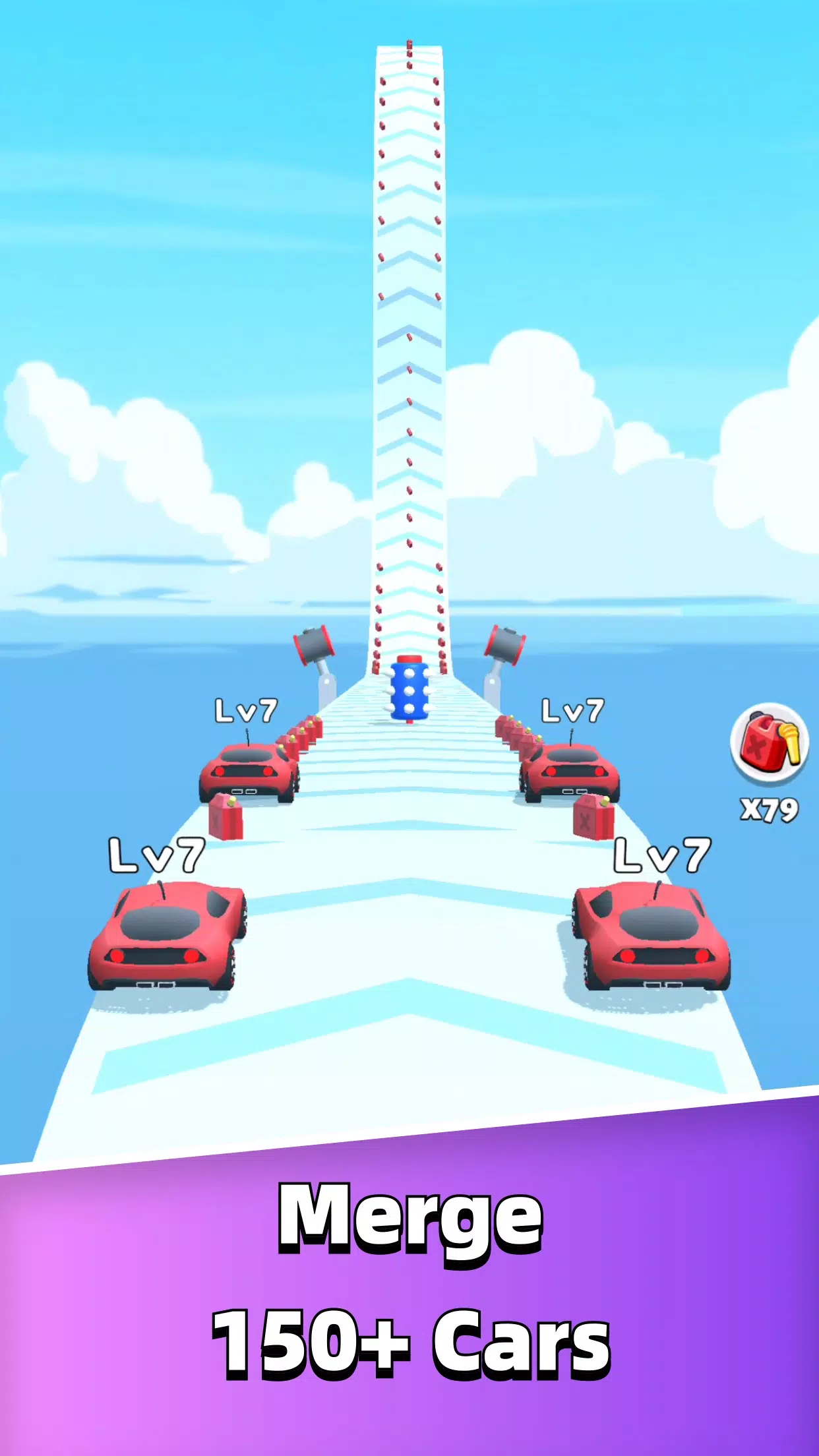 Merge Car Run Screenshot 1