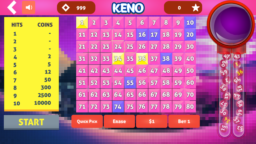 Keno Cleopatra應用截圖第2張