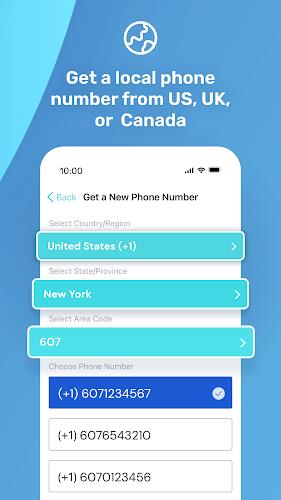PingMe Second Phone Number App স্ক্রিনশট 2