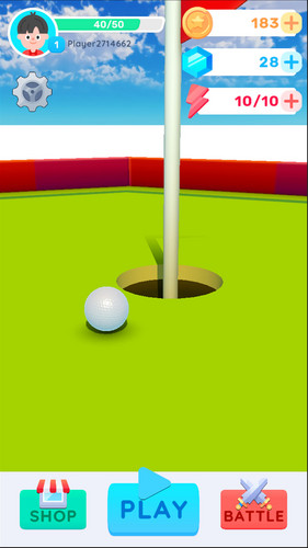 Mini Golf Battle Challenge 3D Скриншот 0