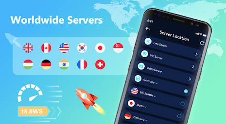 Typhoon VPN - Super Fast VPN Capture d'écran 3