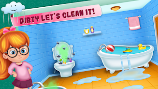 Little girl cleanup game Screenshot 0