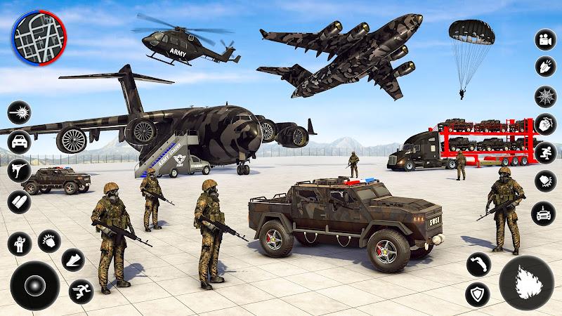 Army Transport Vehicles Games Tangkapan skrin 2