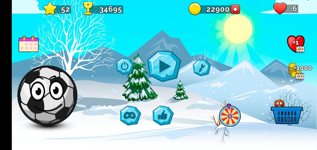 Runner ball 3: winter game應用截圖第3張