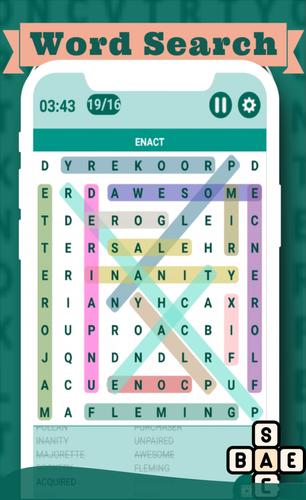 Classic Word Search Puzzle Скриншот 0