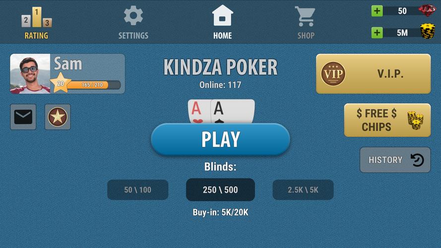 Kindza Poker Screenshot 3