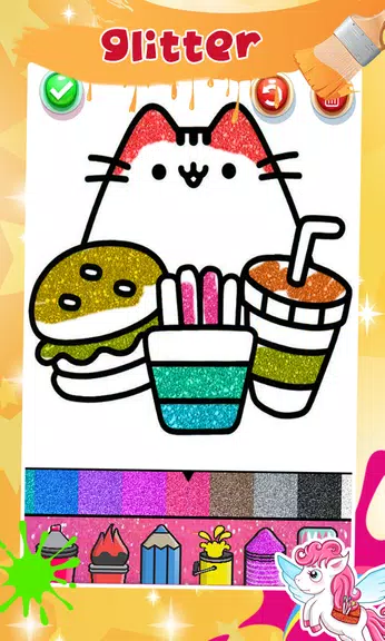 Kitchen Tools Coloring Book Schermafbeelding 2