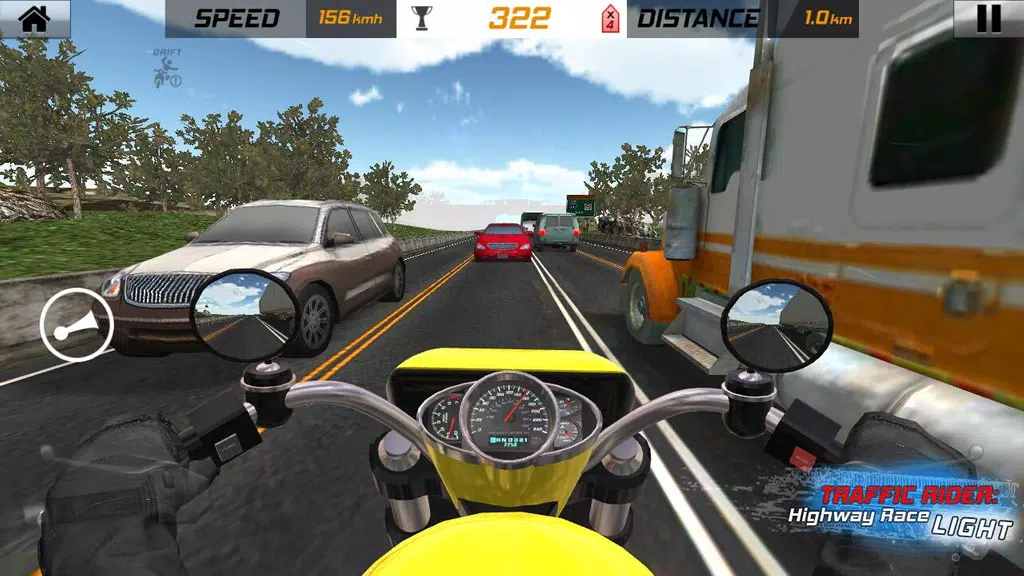 Traffic Rider: Highway Race Li 스크린샷 1