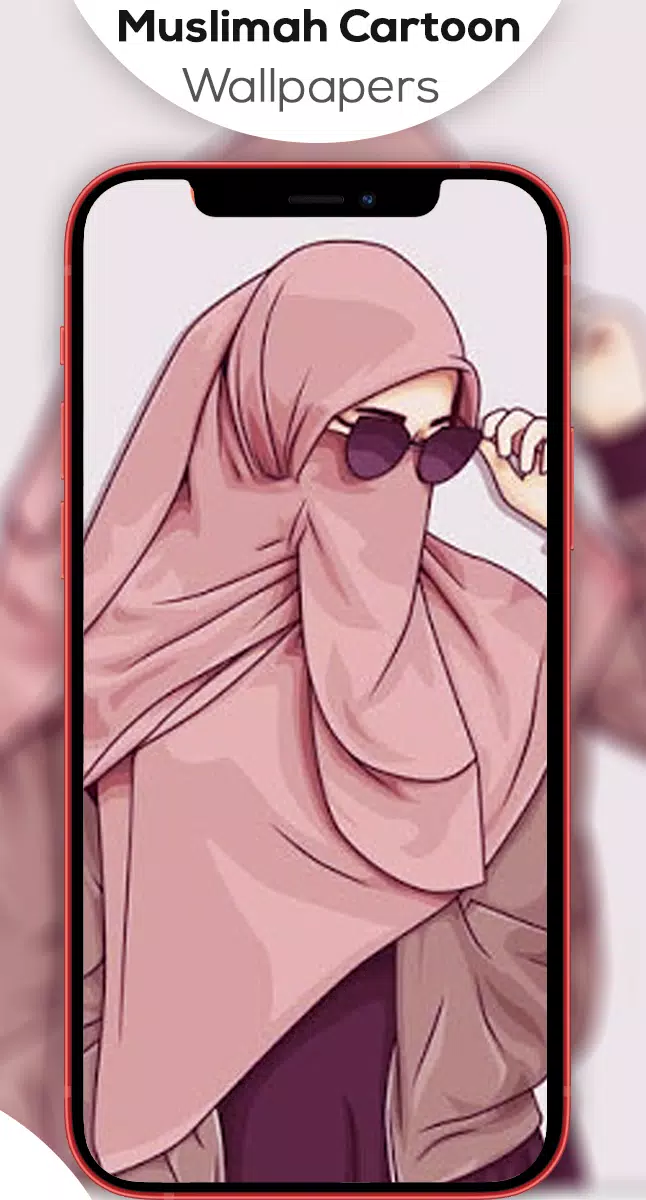 Muslimah Cartoon Wallpapers HD 스크린샷 3