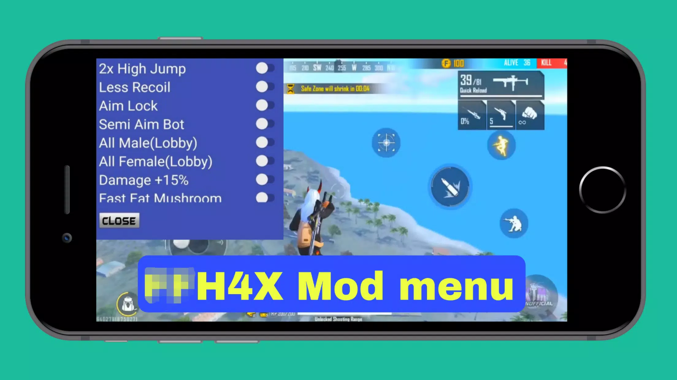 Fire Mod Menu Ảnh chụp màn hình 0