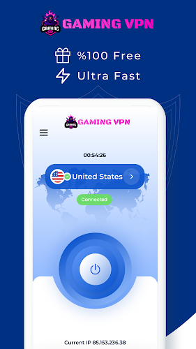 Gaming VPN - Get Gaming IP ဖန်သားပြင်ဓာတ်ပုံ 1