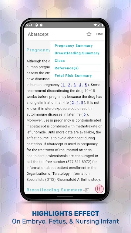 Drugs in Pregnancy Lactation スクリーンショット 2