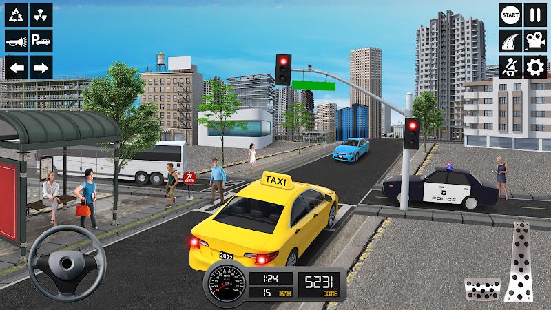 Taxi Simulator 3d Taxi Sim 스크린샷 2