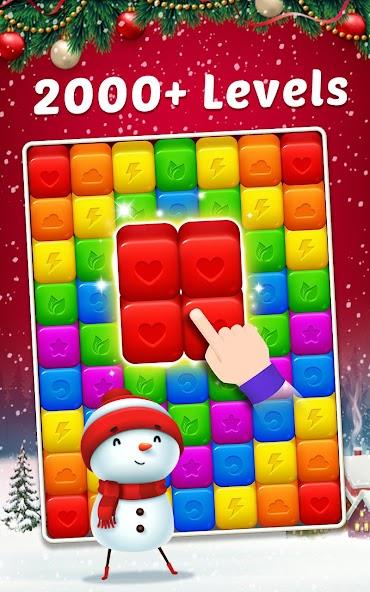 Toy Cubes Pop - Match 3 Game Mod ဖန်သားပြင်ဓာတ်ပုံ 0