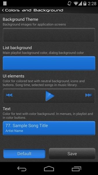 NRG Player music player Screenshot 1