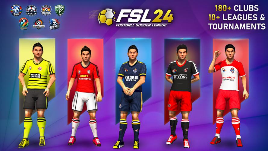 FSL 24 League : Soccer Game ဖန်သားပြင်ဓာတ်ပုံ 1