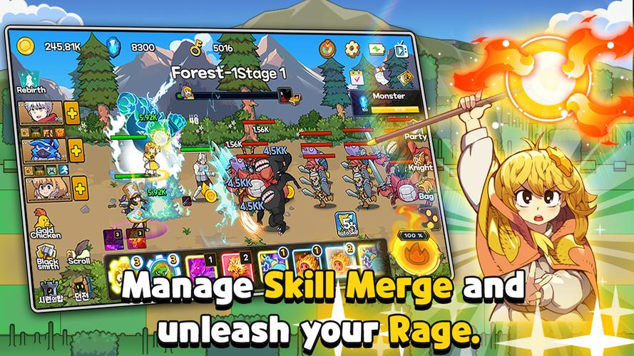 Rebirth Tales: Idle RPG Captura de tela 1