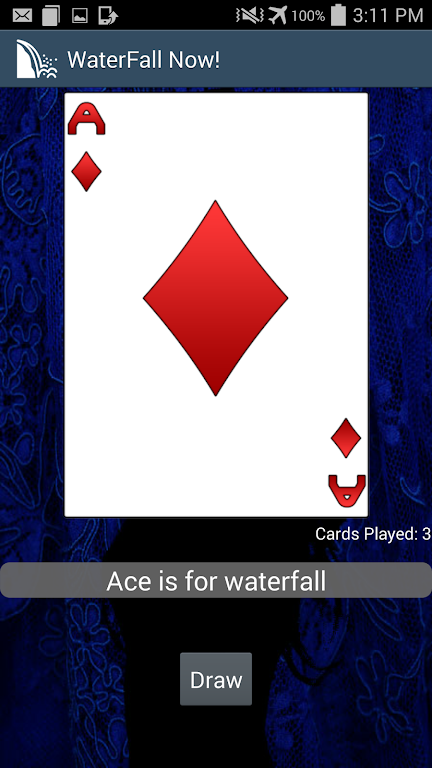 Waterfall Now! (card game) Zrzut ekranu 1