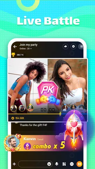 Ola Party - Live, Chat & Party Capture d'écran 2