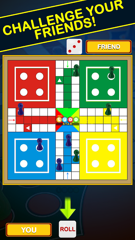 Real Ludo Star King : Board Game Capture d'écran 2