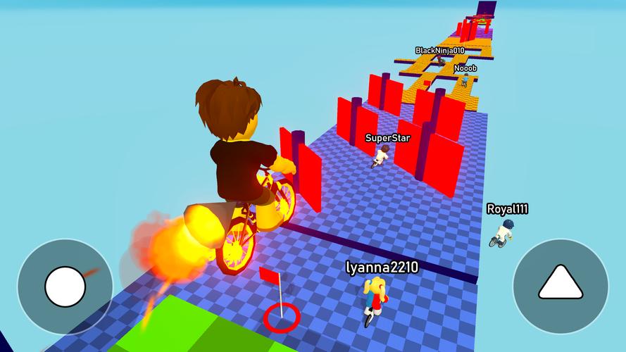 Schermata Obby bike: Parkour Adventure 2