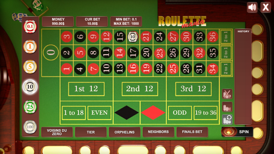 Roulette Mania Screenshot 1