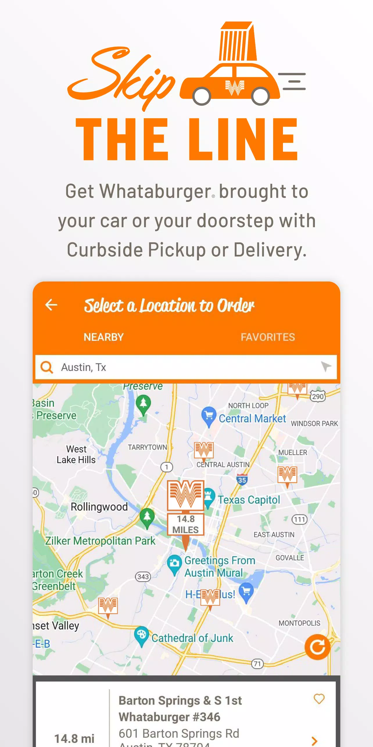 Whataburger應用截圖第2張