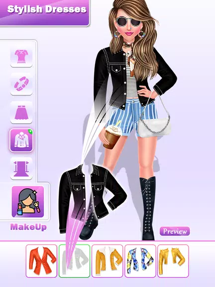 Fashion Makeup: Dress Up Girls ภาพหน้าจอ 2