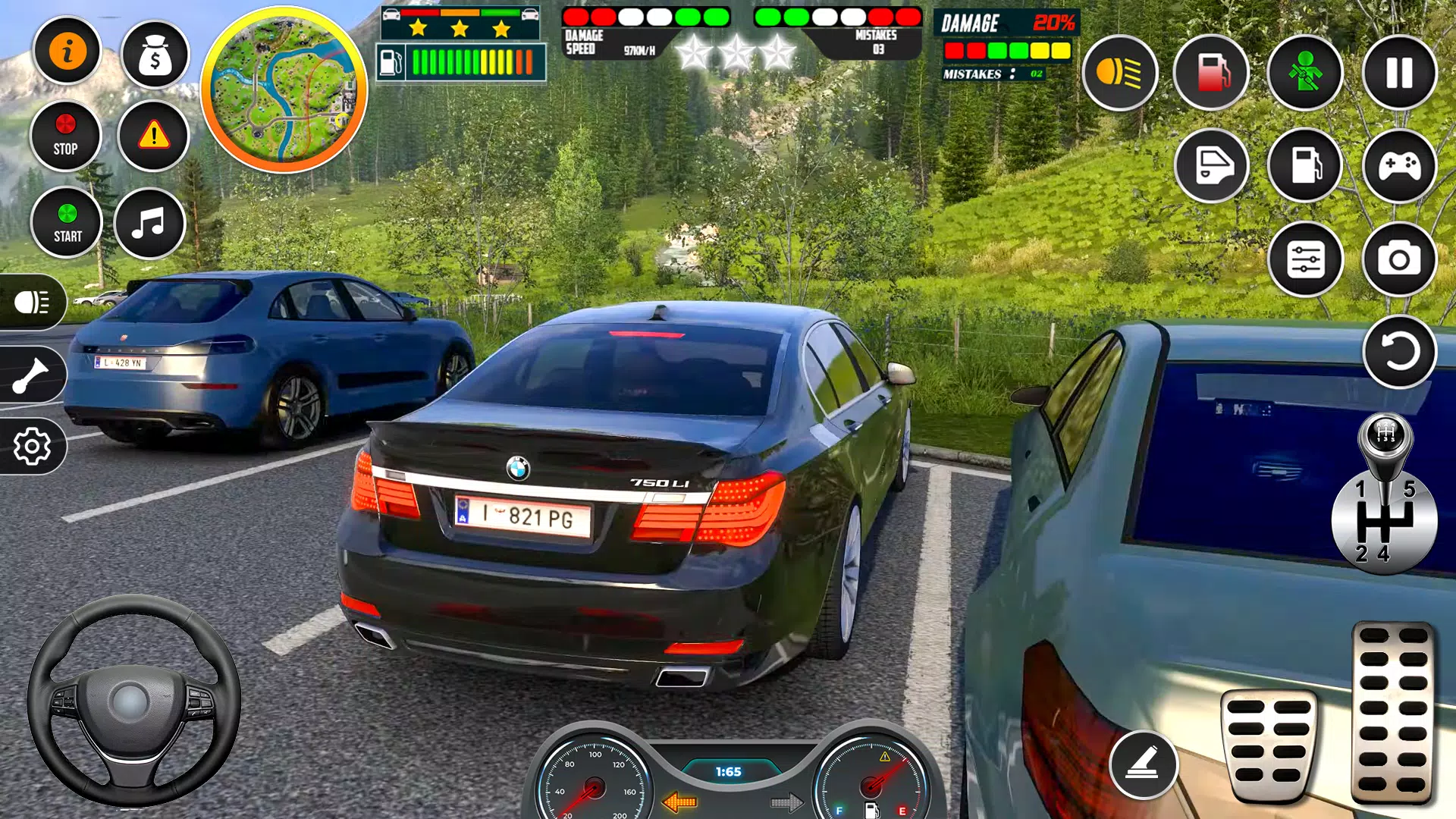 Classic Car Drive Parking Game Screenshot 0