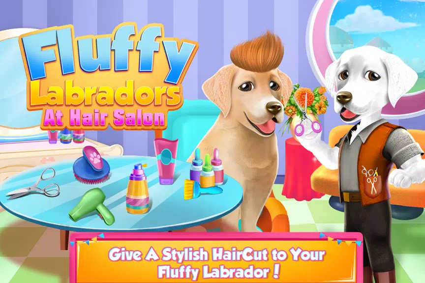 Fluffy Labradors at Hair Salon Screenshot 0