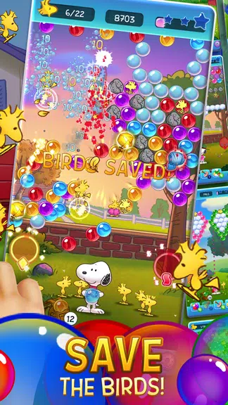 Schermata Bubble Shooter - Snoopy POP! 1