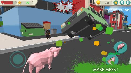 Crazy Pig Simulator Ảnh chụp màn hình 0