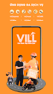 VILL: Đồ ăn, Giao hàng, Gọi xe Скриншот 0