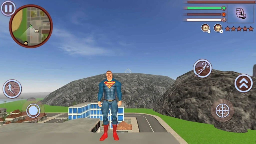 Super Vice Town Rope Hero: Crime Simulator Скриншот 2