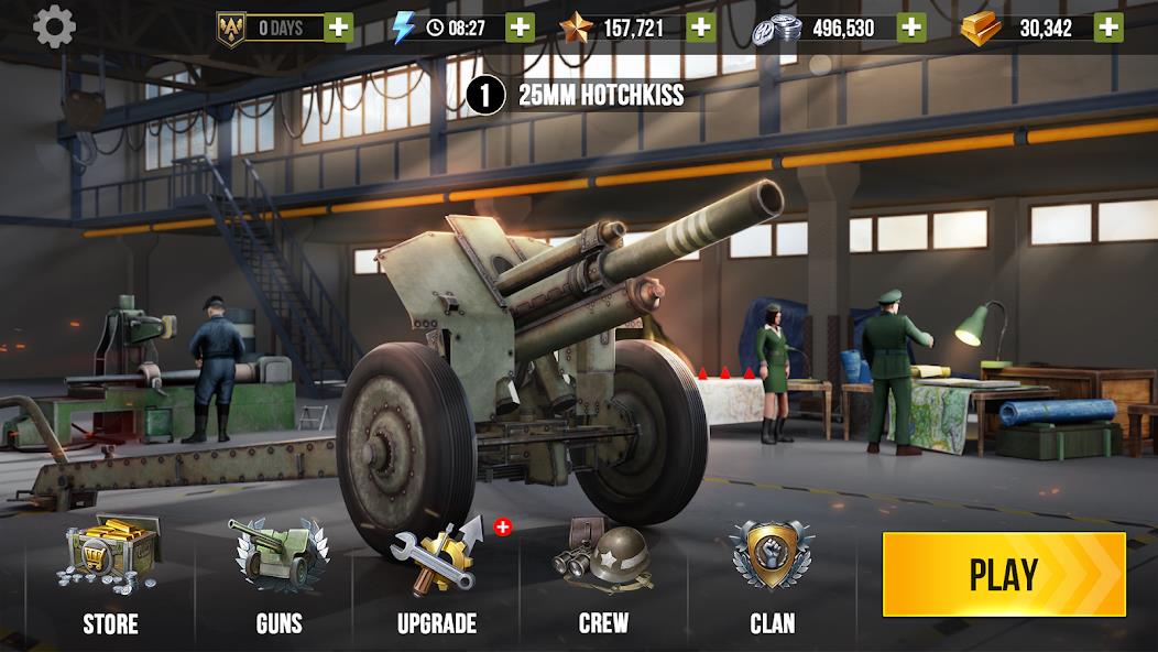 World of Artillery: Cannon War Mod 스크린샷 3