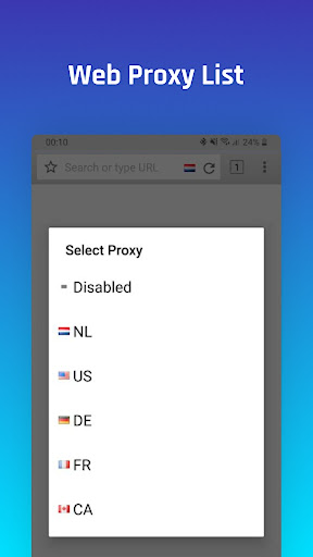 Proxy browser secure VPN Schermafbeelding 2