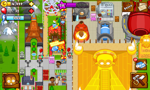 Schermata Bloons Monkey City Mod 2