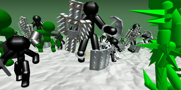 Stickman Simulator: Zombie War Ekran Görüntüsü 0
