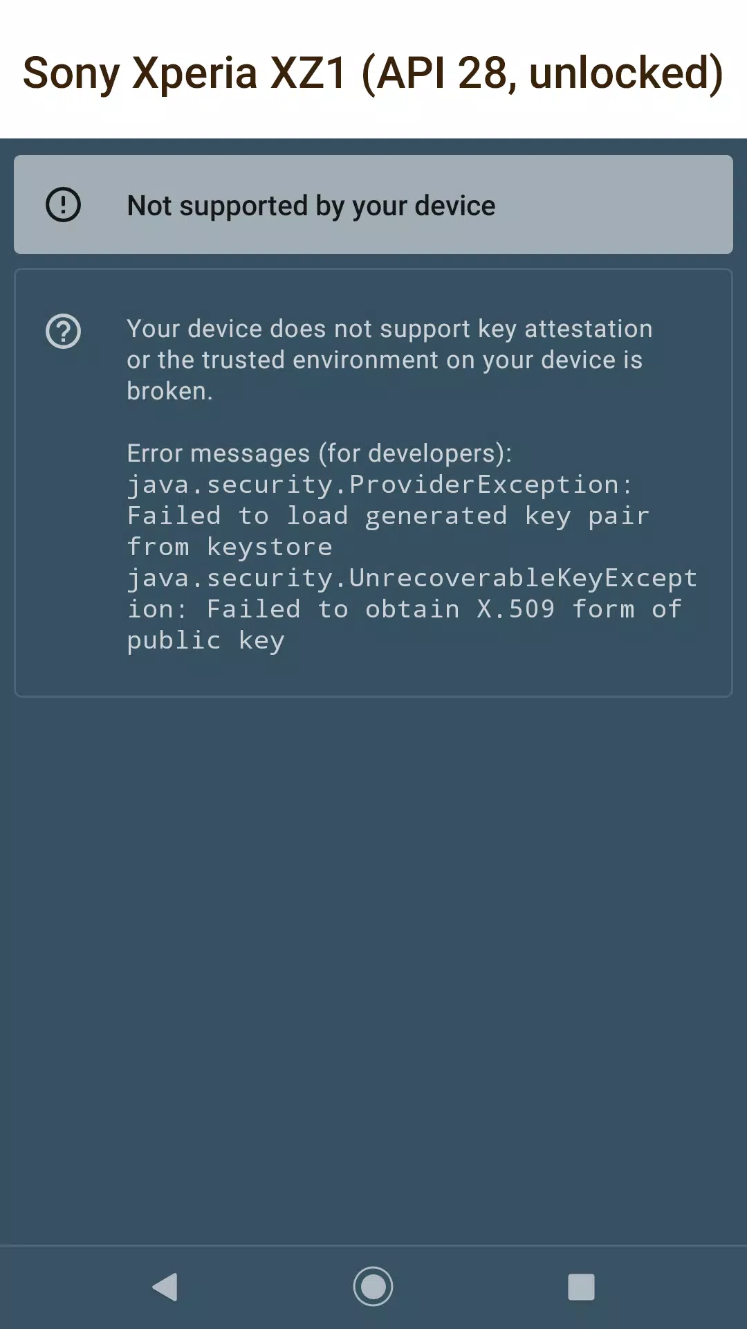 Key Attestation Demo應用截圖第3張