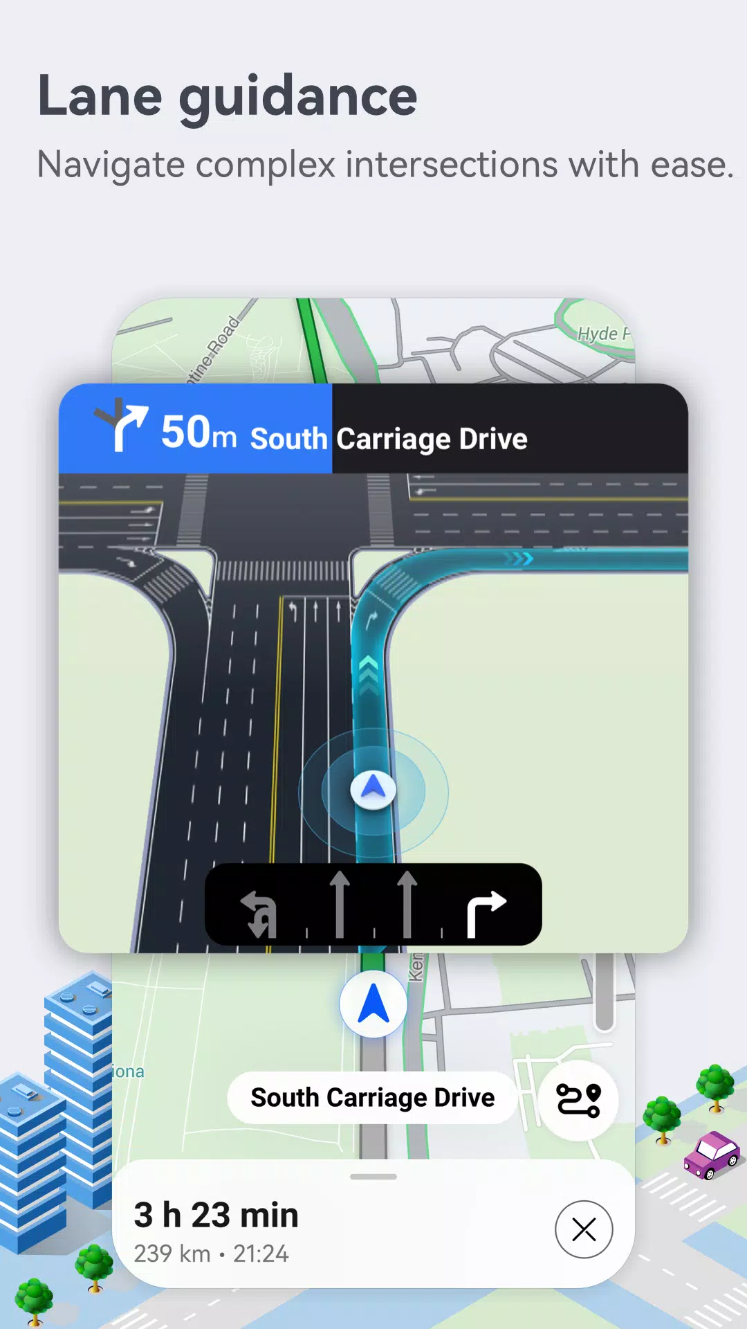 Petal Maps – GPS & Navigation 스크린샷 1