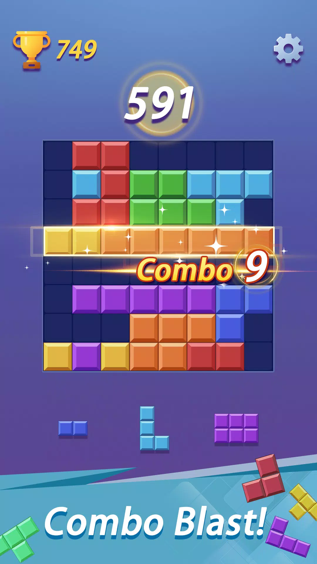 Block Puzzle: Combo Mania! Ảnh chụp màn hình 3