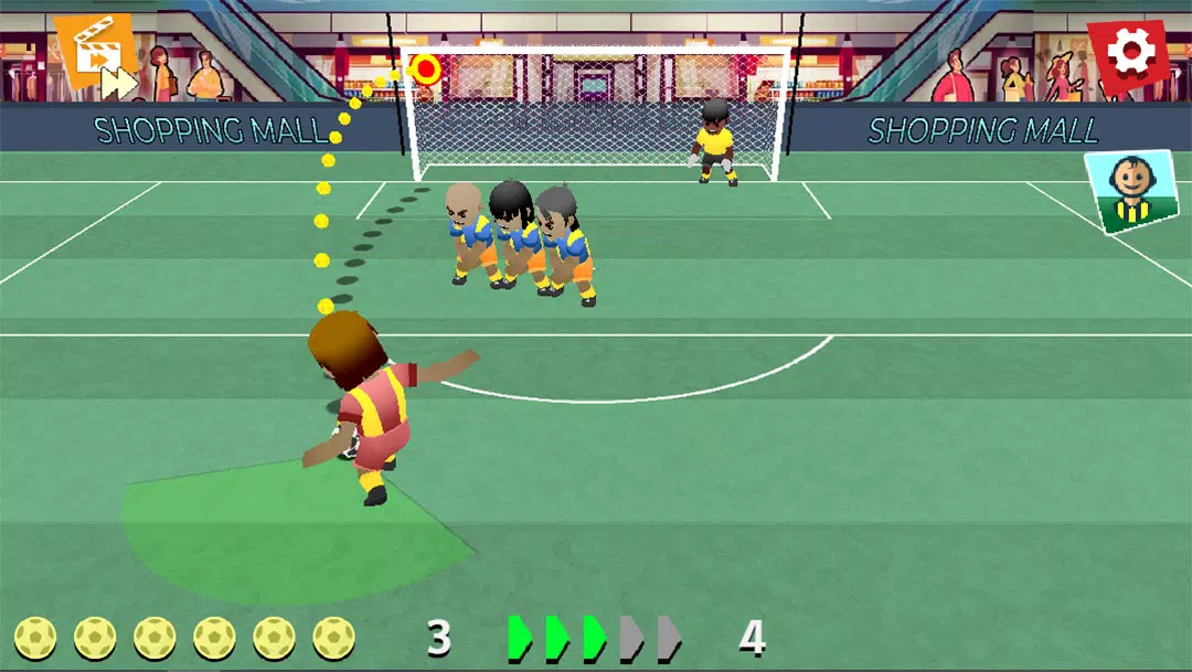 FreeKick Screamers - Football Ekran Görüntüsü 3