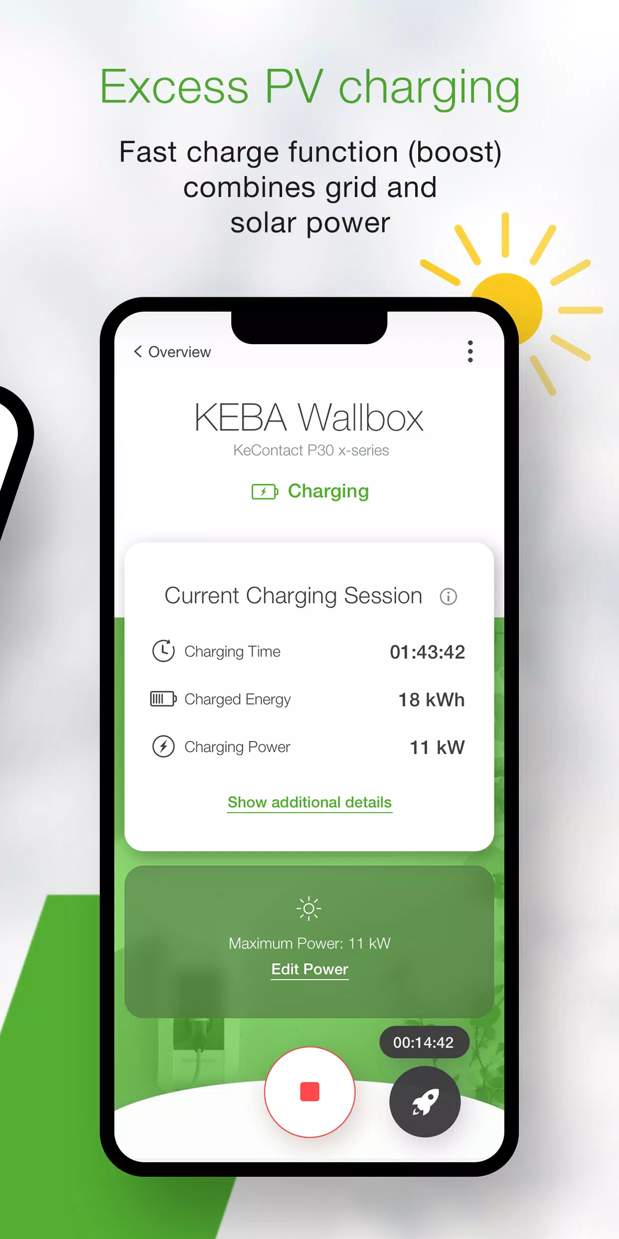 KEBA eMobility App स्क्रीनशॉट 3