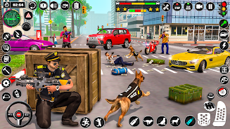 Schermata Police Dog Crime Chase Game 3D 2