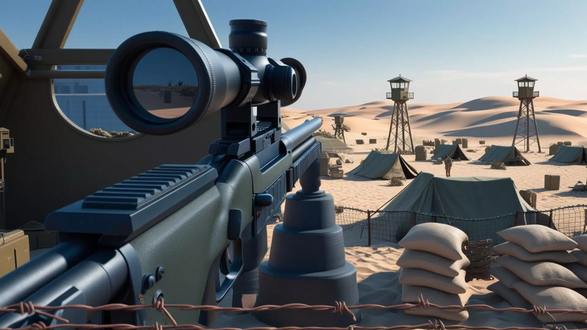 Sniper X : Desert Hunt FPS 3D স্ক্রিনশট 0