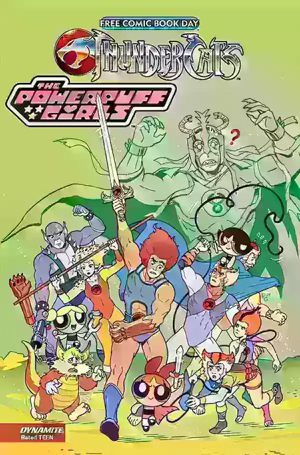 Thundercats/PowerPuff Girls＃1封面